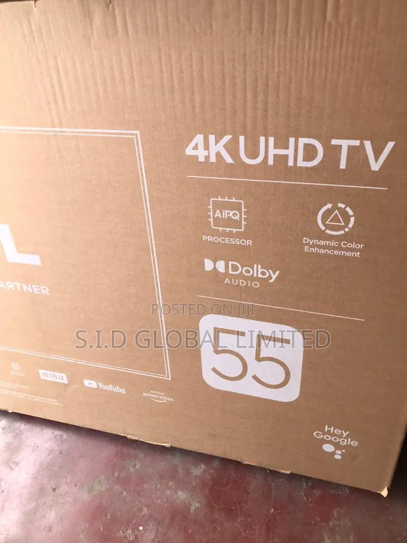 TCL 55" HDR Bezel-Less Android Smart Tv
