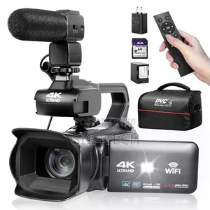 Photo - Komery 64mp Video Camera Camcorder Uhd