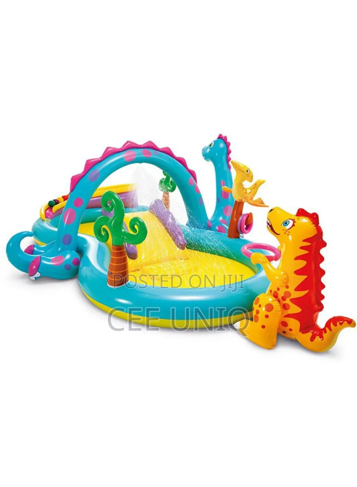 Dinosaur Inflatable Water Slide