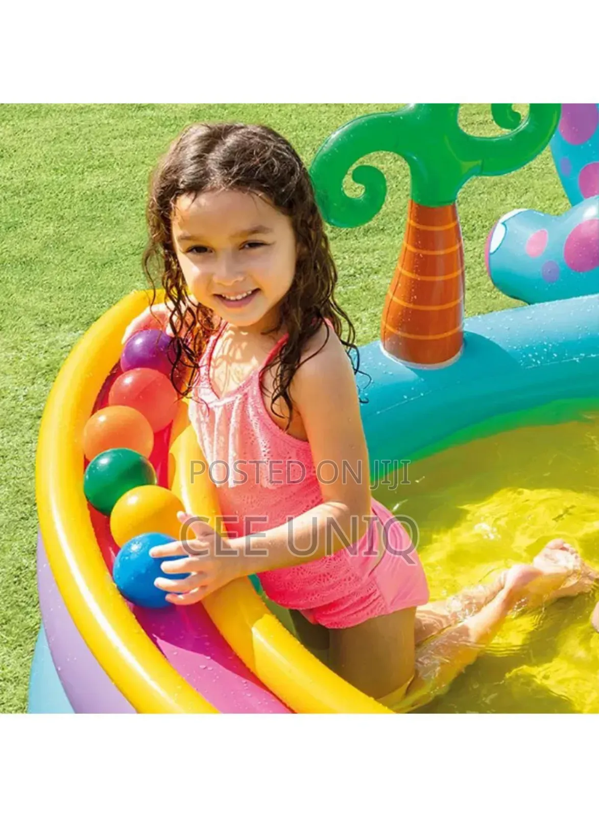 Dinosaur Inflatable Water Slide