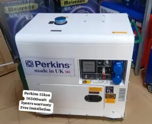 Power Dazzle White Green Perkins 15kva 16500watt Generator