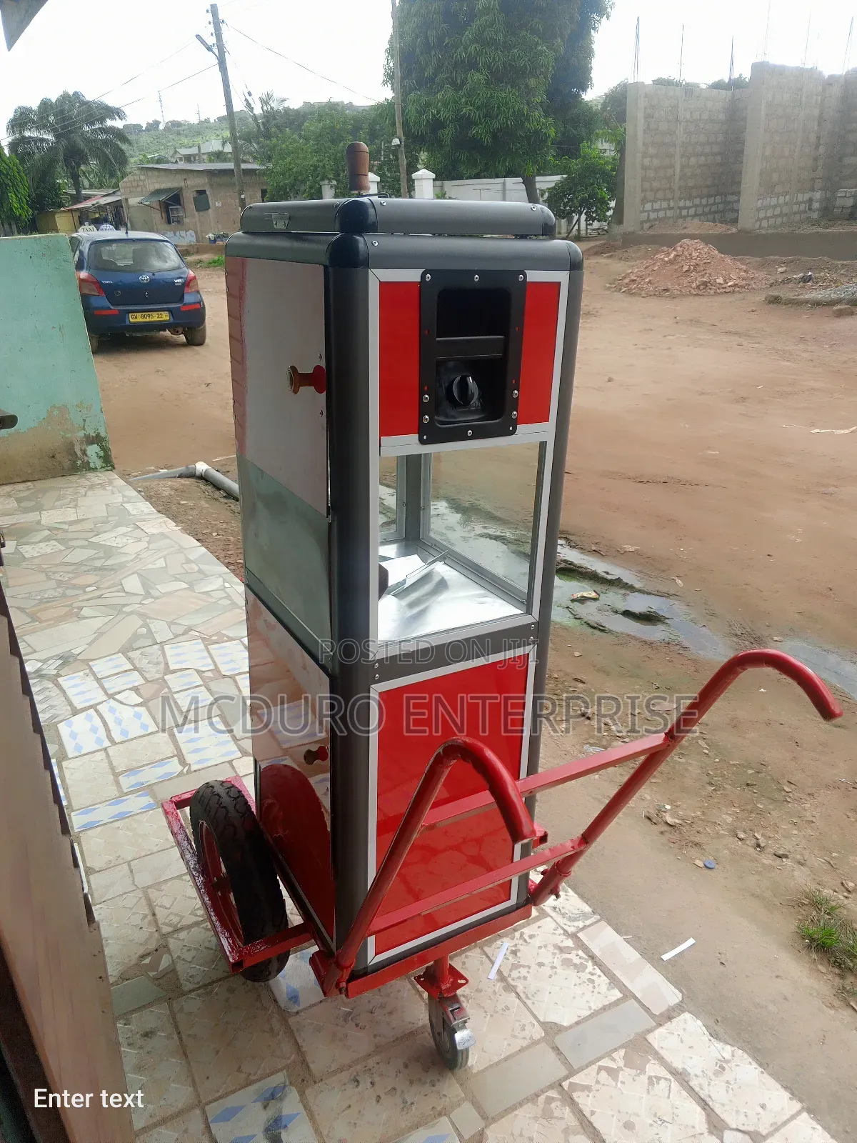 Popcorn Machine on Wheels