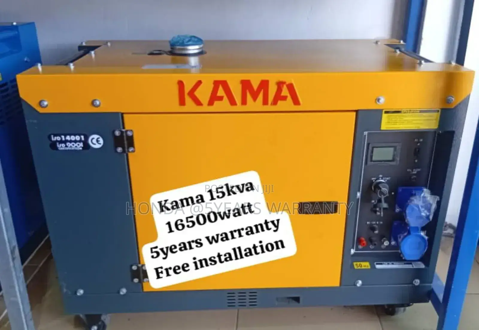 Energy Ray Generator Kama 15kva 16500watt Diesel 15kva Kama