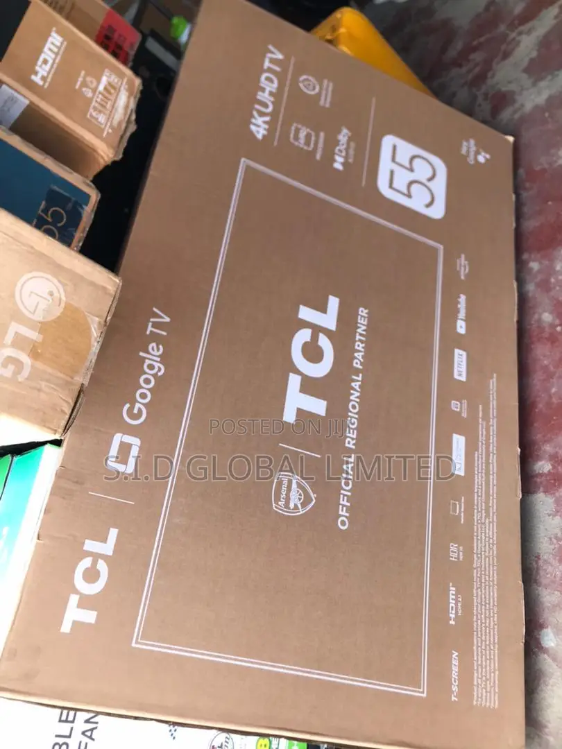 TCL Led Tv 55" Sat Smart Android Tv 55p635