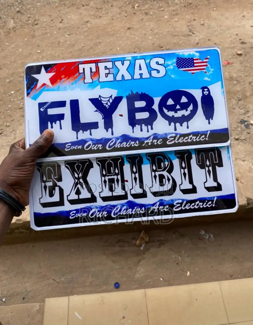 Customize Car Number Plate
