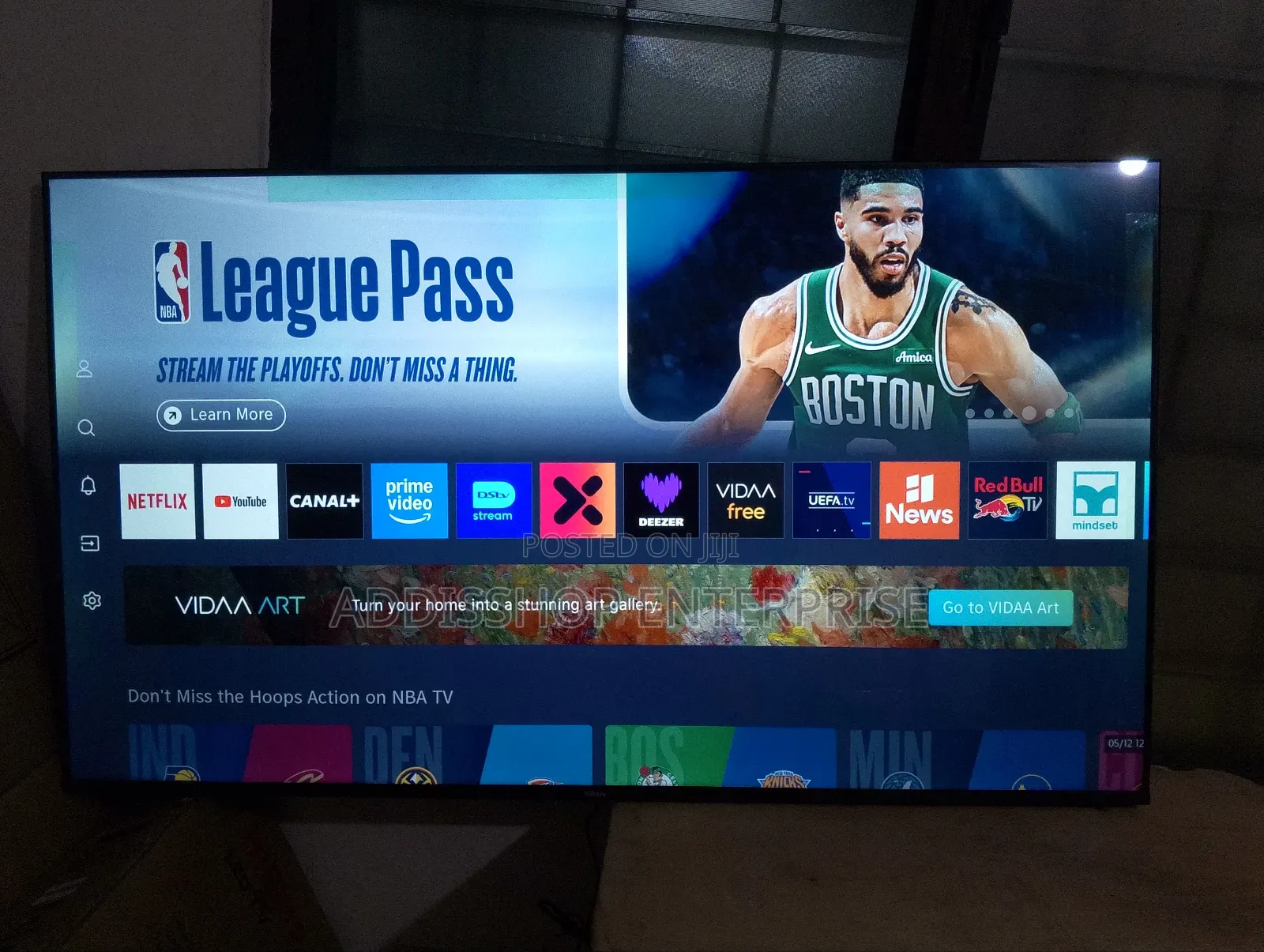 New Hikers 55 Inches Vidaa Smart Frameless With Bluetooth