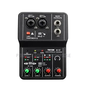 Audio Interface Professional Recording Sound Card 16bit/48kh
