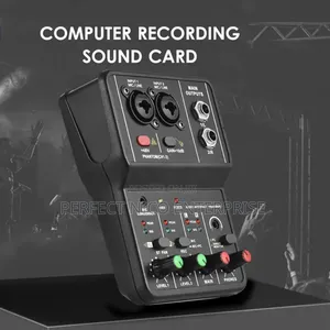 Audio Interface Professional Recording Sound Card 16bit/48kh