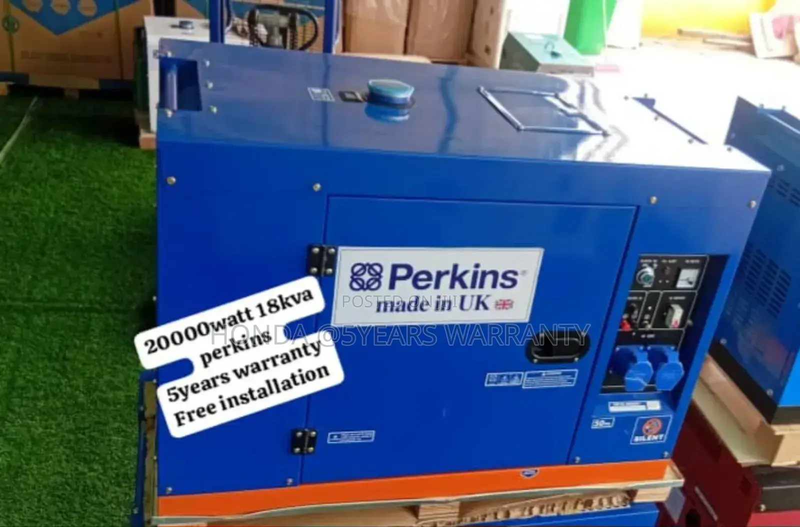 Pure Energy Perkins Generator 18kva 20000watt Diesel 18kva