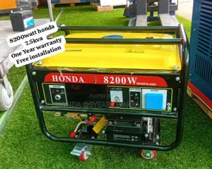 Power Clean Honda Generator 7.5kva 8200watt Petrol 7.5kva