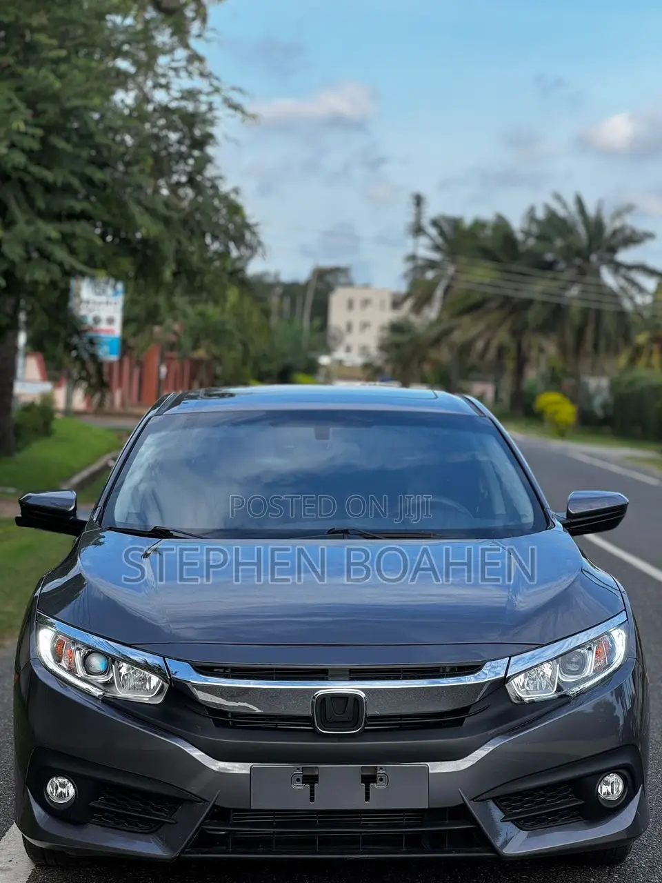 Honda Civic EX Sedan 2018 Gray