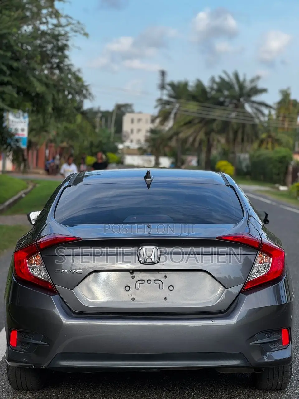 Honda Civic EX Sedan 2018 Gray