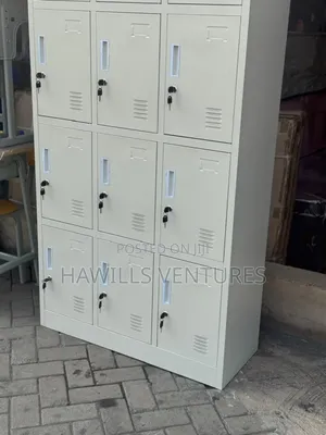 Metal 12 Door Cabinet / Storage