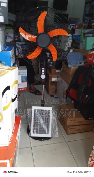 Solar Chargeable Standing Fan 6hrs