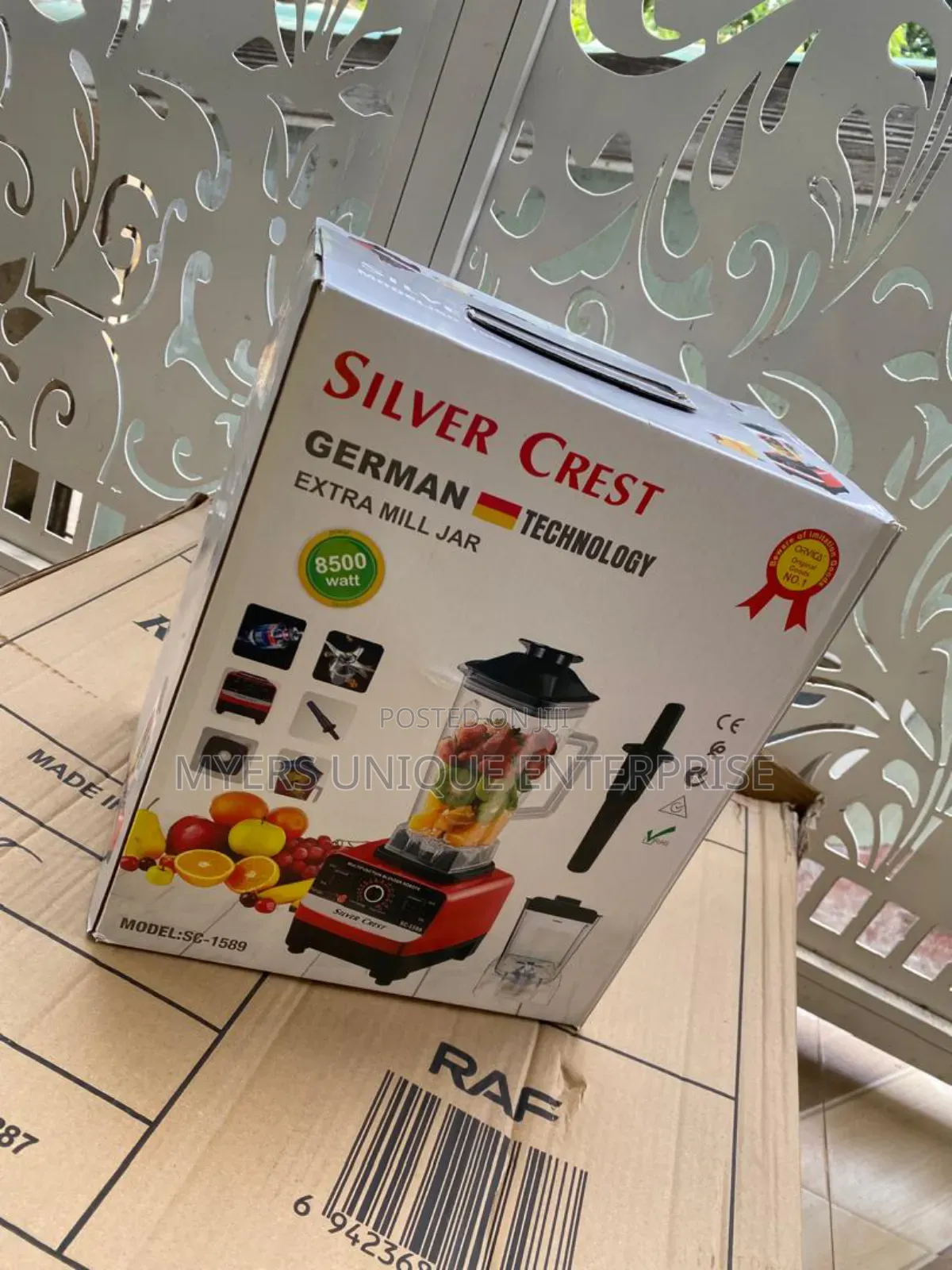 Silver Crest Electric Blender With Extra Mill Jar