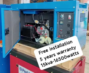 Constructed for Strength 15kva Silent Diesel Generator