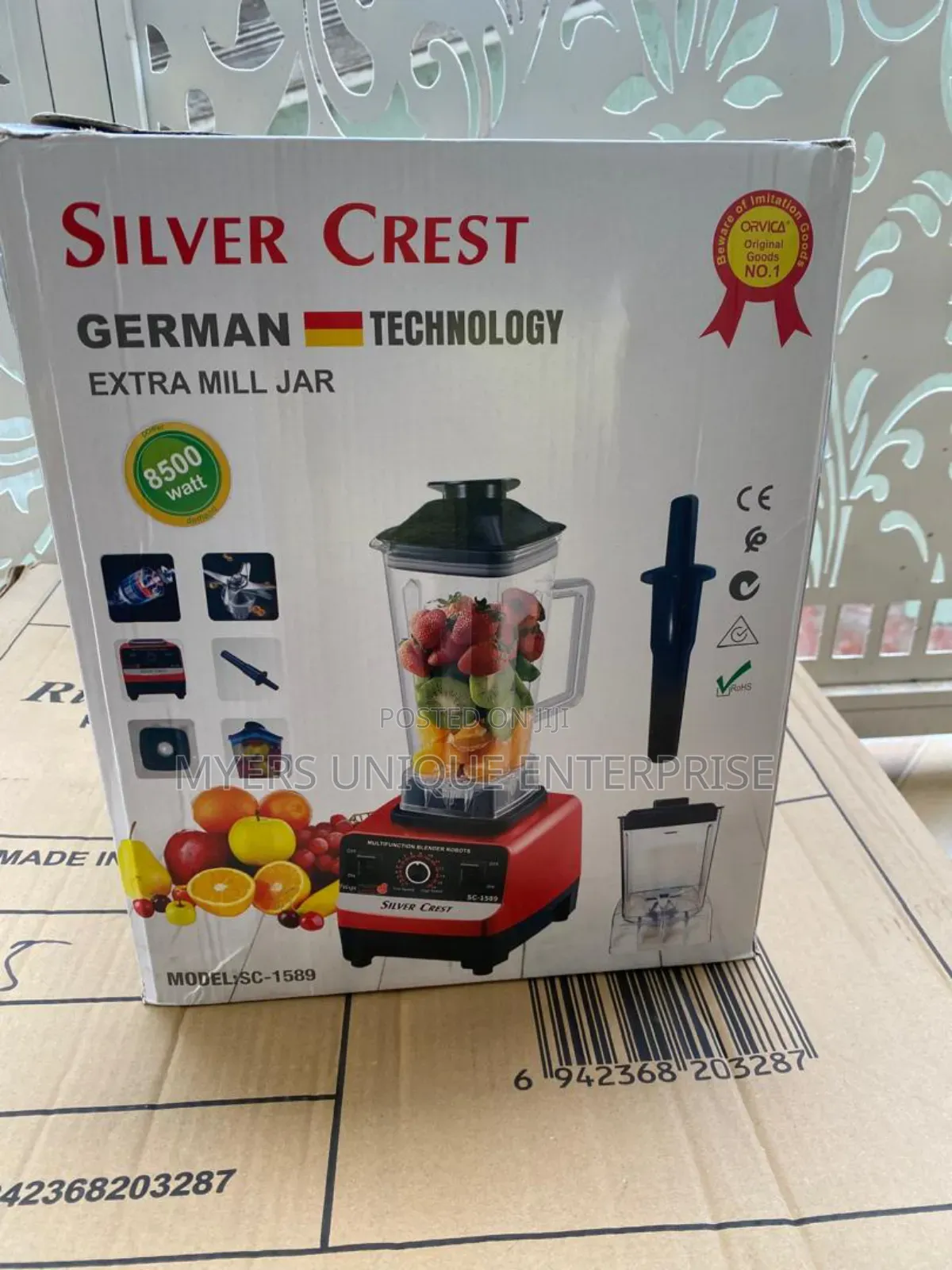 Multi-Functional High Copper 8500w Silver Crest Blender