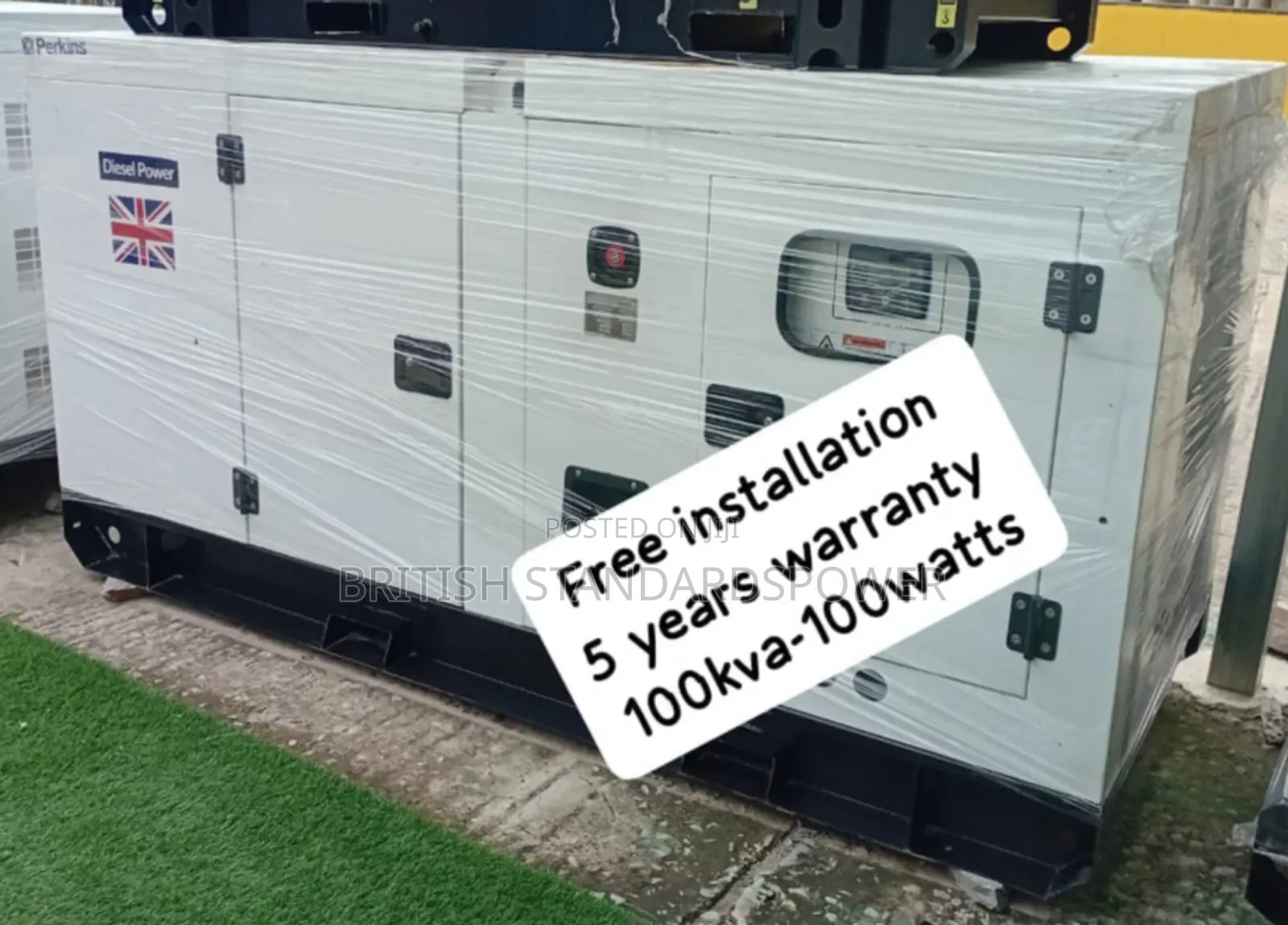 Eco Friendly 100kva Silent Diesel Generator