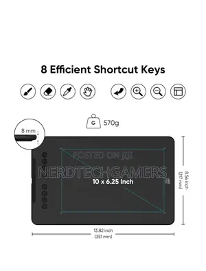 Deco 01 Drawing Pad, Compatible With Android, Windows, Macos