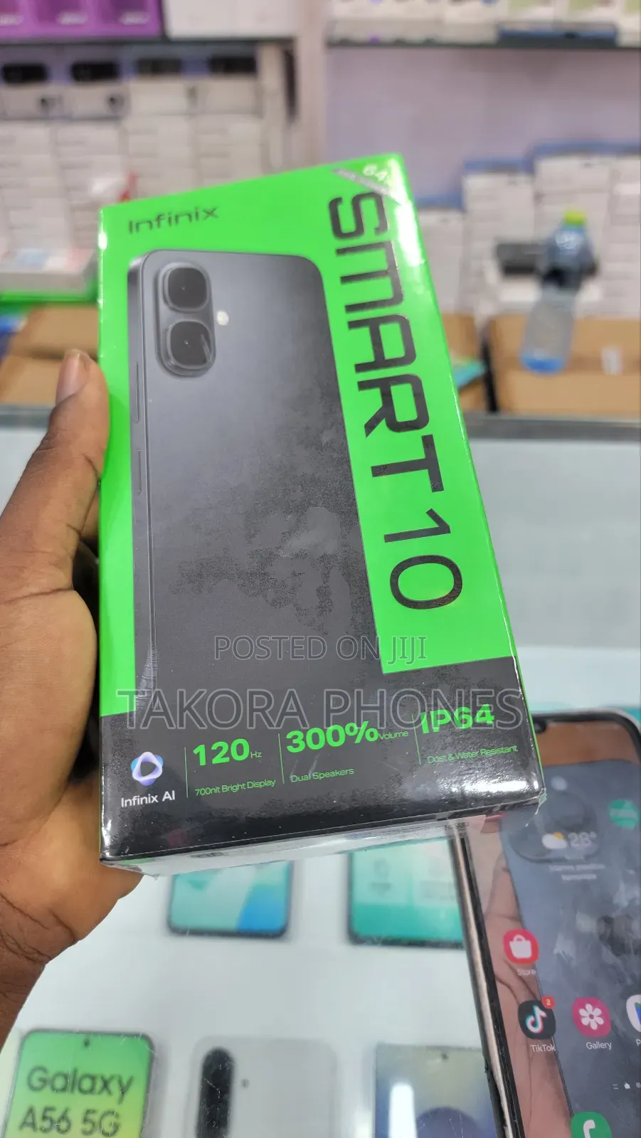 New Infinix Hot 10 64 GB Black