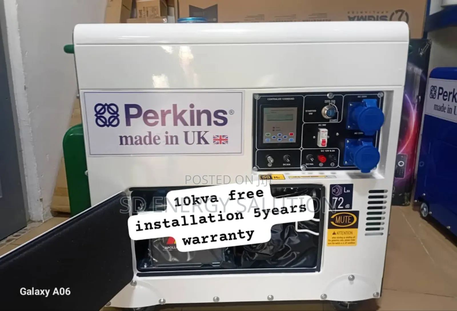 Powerzen Perkins 10kva 13000watts Diesel Silent