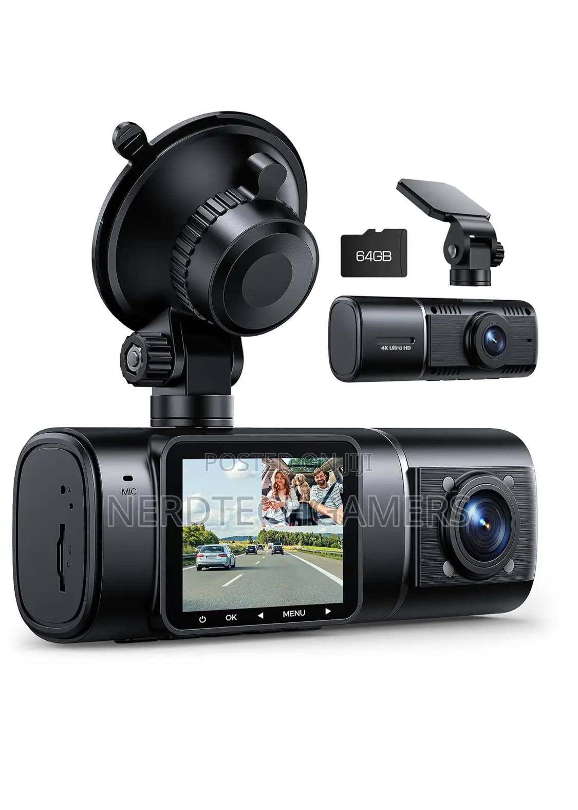 Dual Dash Cam , Front And Inside, Dash Camera