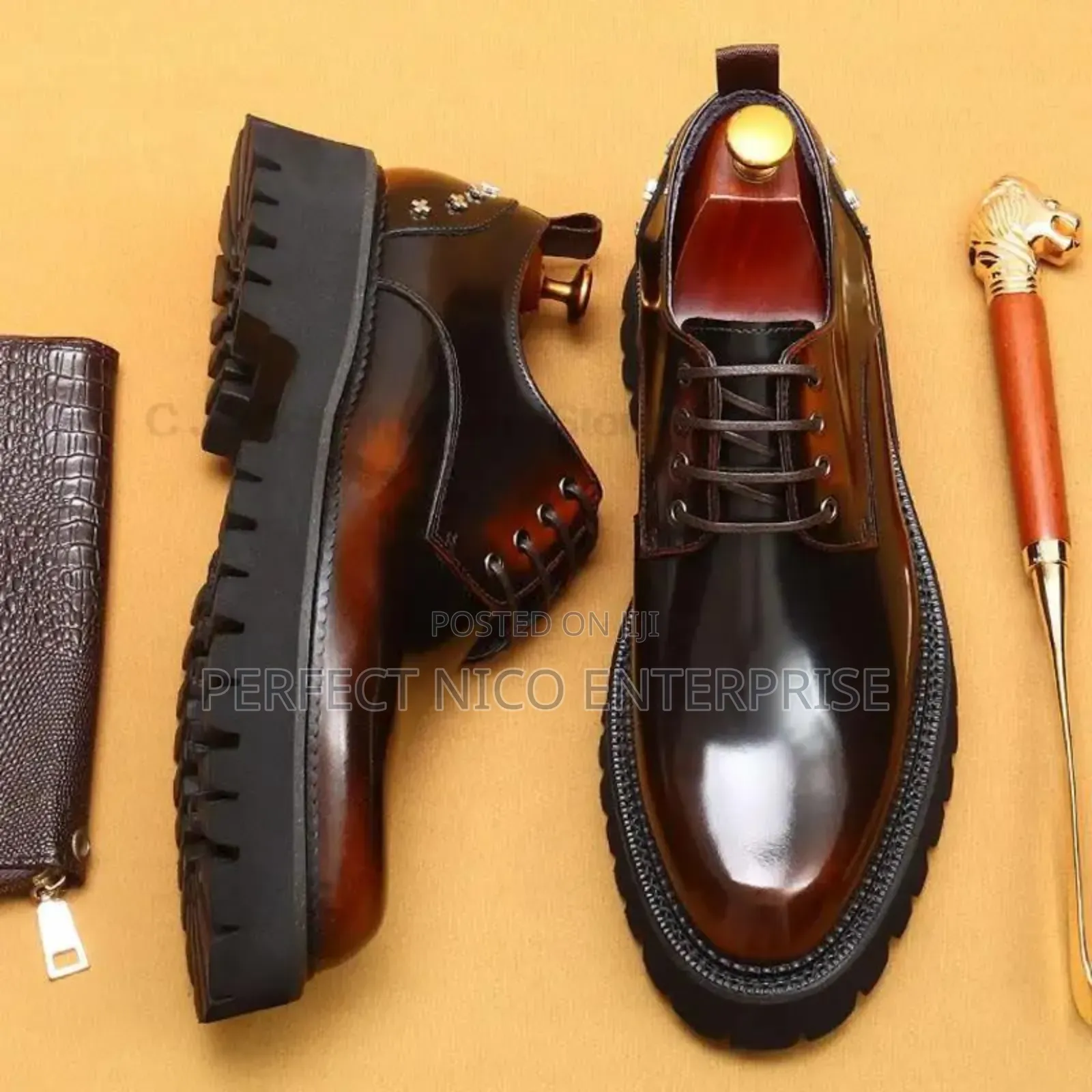 Men's Oxfords Genuine Leather Shoe