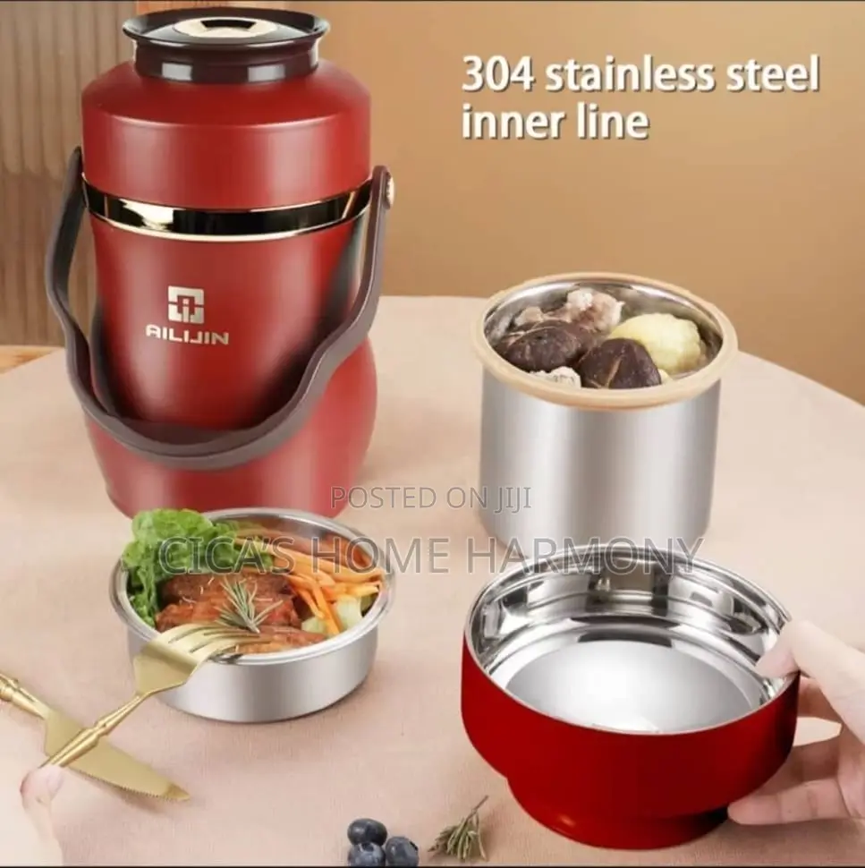 Insulation Food Container Set ( Stainless Steel)