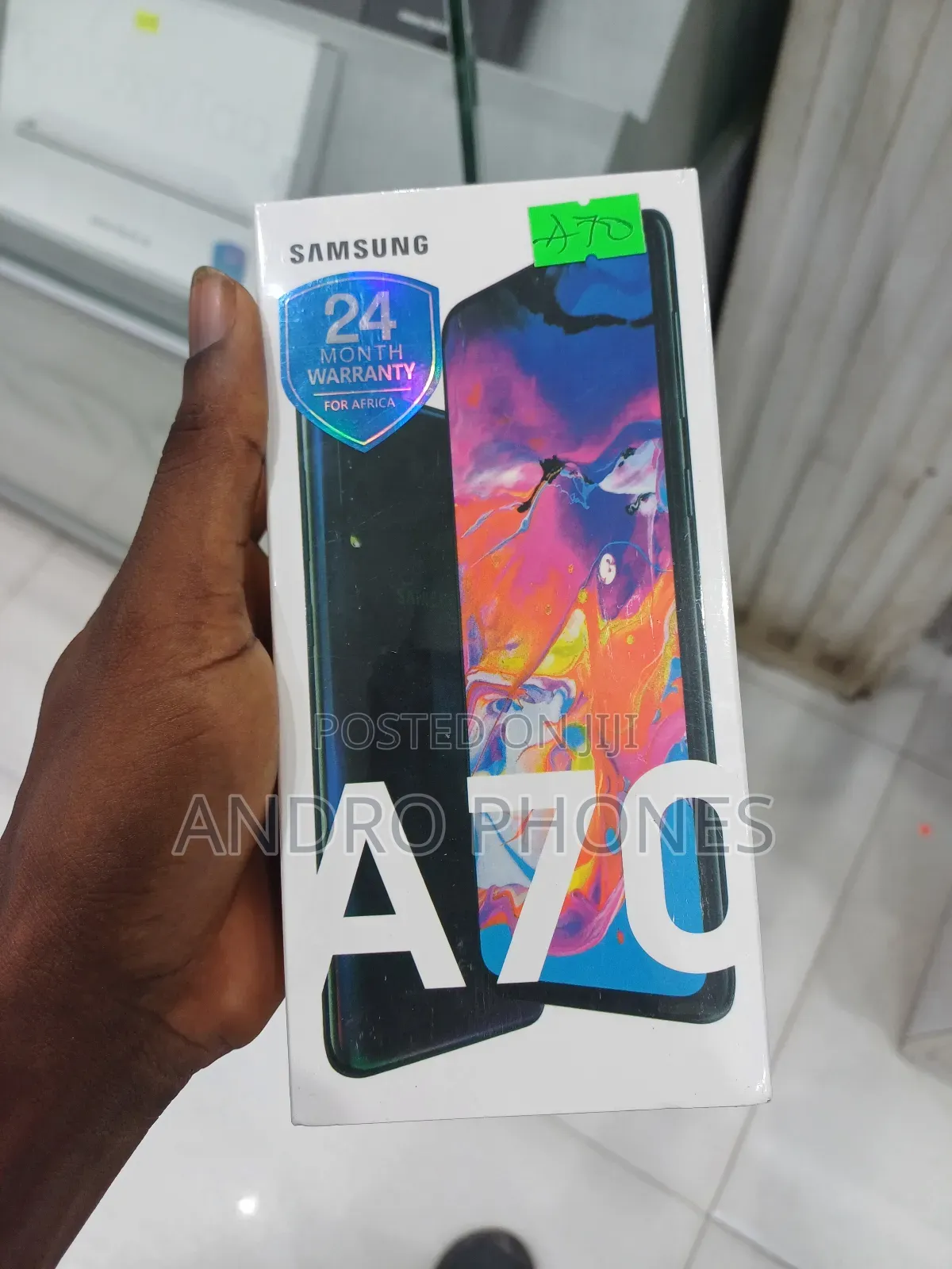 New Samsung Galaxy A70 128 GB Black