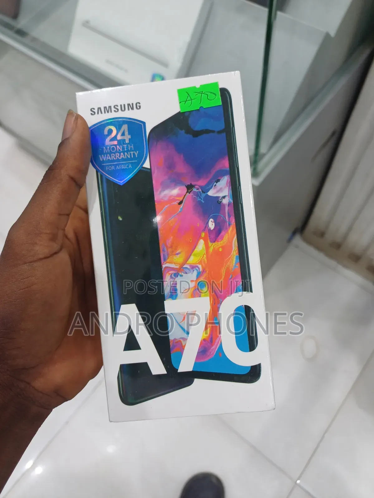 New Samsung Galaxy A70 128 GB Black