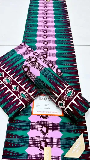 6 Yards African Avogan Fabric
