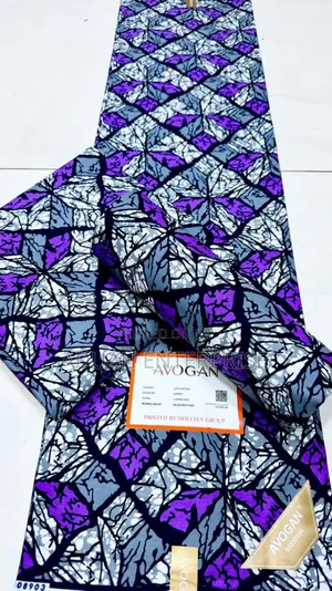 6 Yards African Avogan Fabric