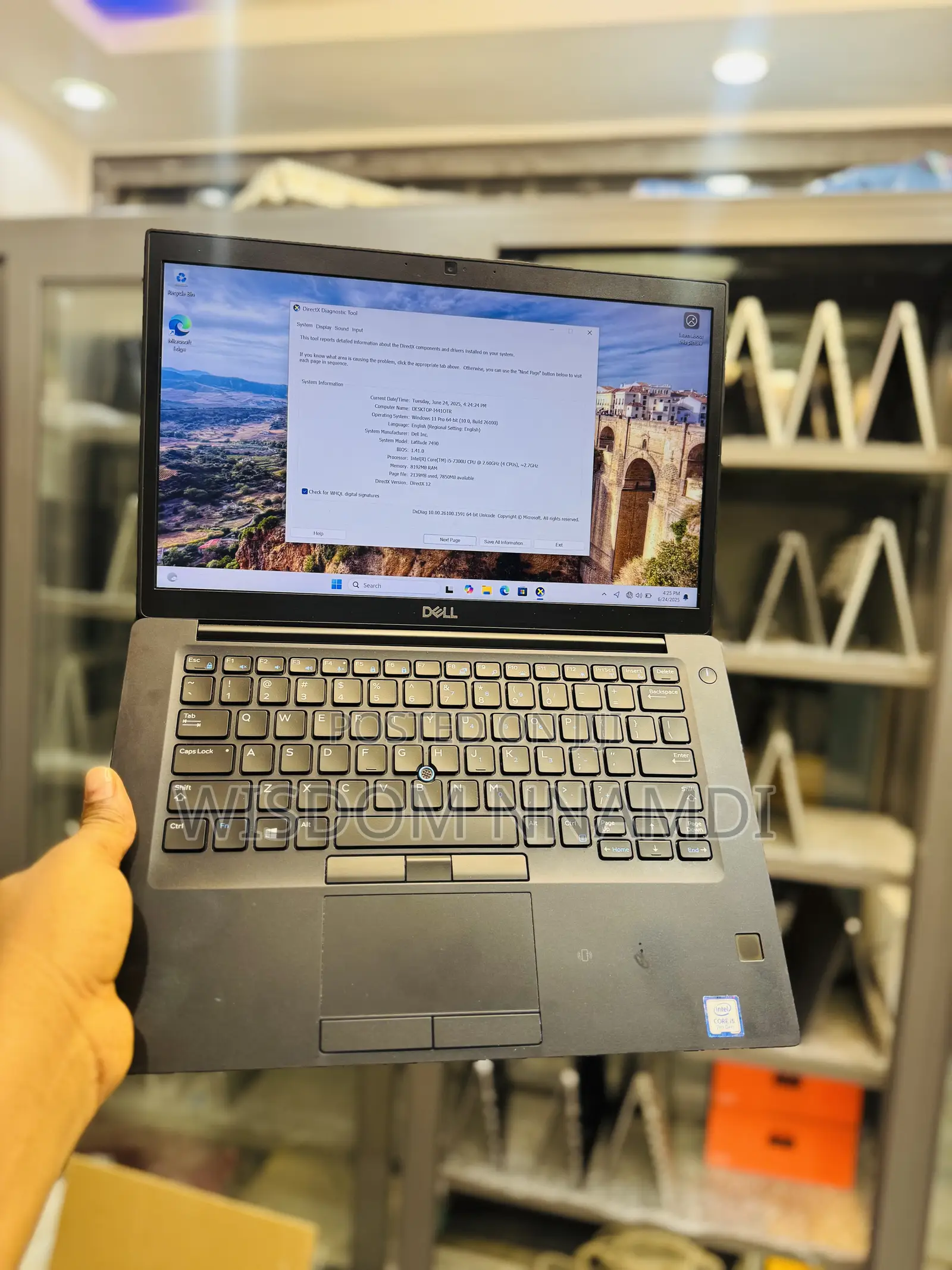 Laptop Dell Latitude 7490 8GB Intel Core i5 SSD 256GB