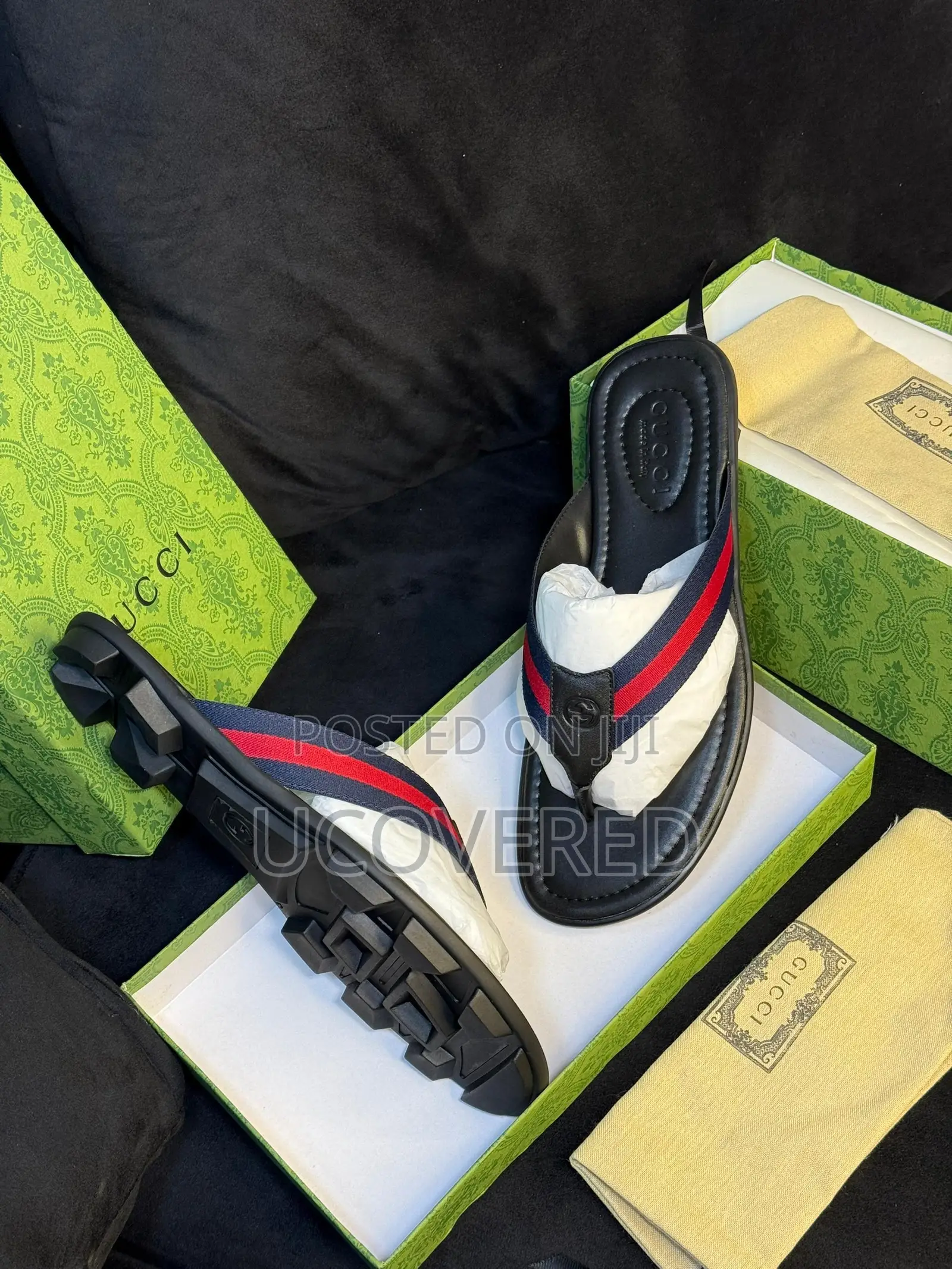 Gucci Slippers for Men, Soft Sole Wear Resistant