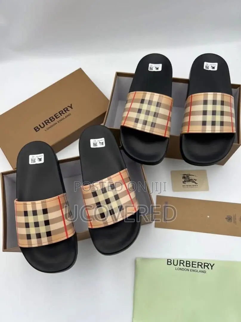 Burberry Comfortable Indoor Outdoor Foot Spa Slippers