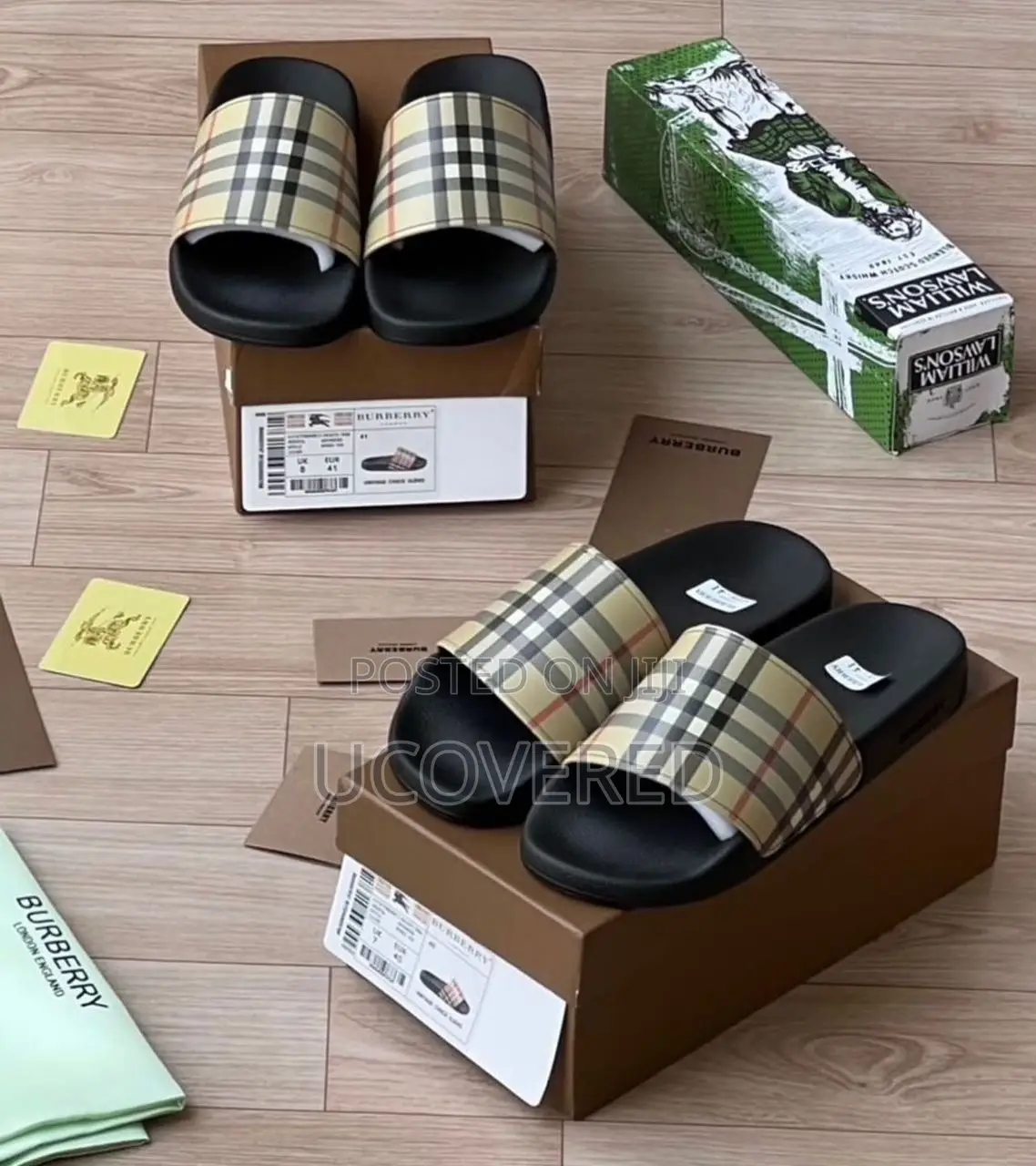 Burberry Comfortable Indoor Outdoor Foot Spa Slippers