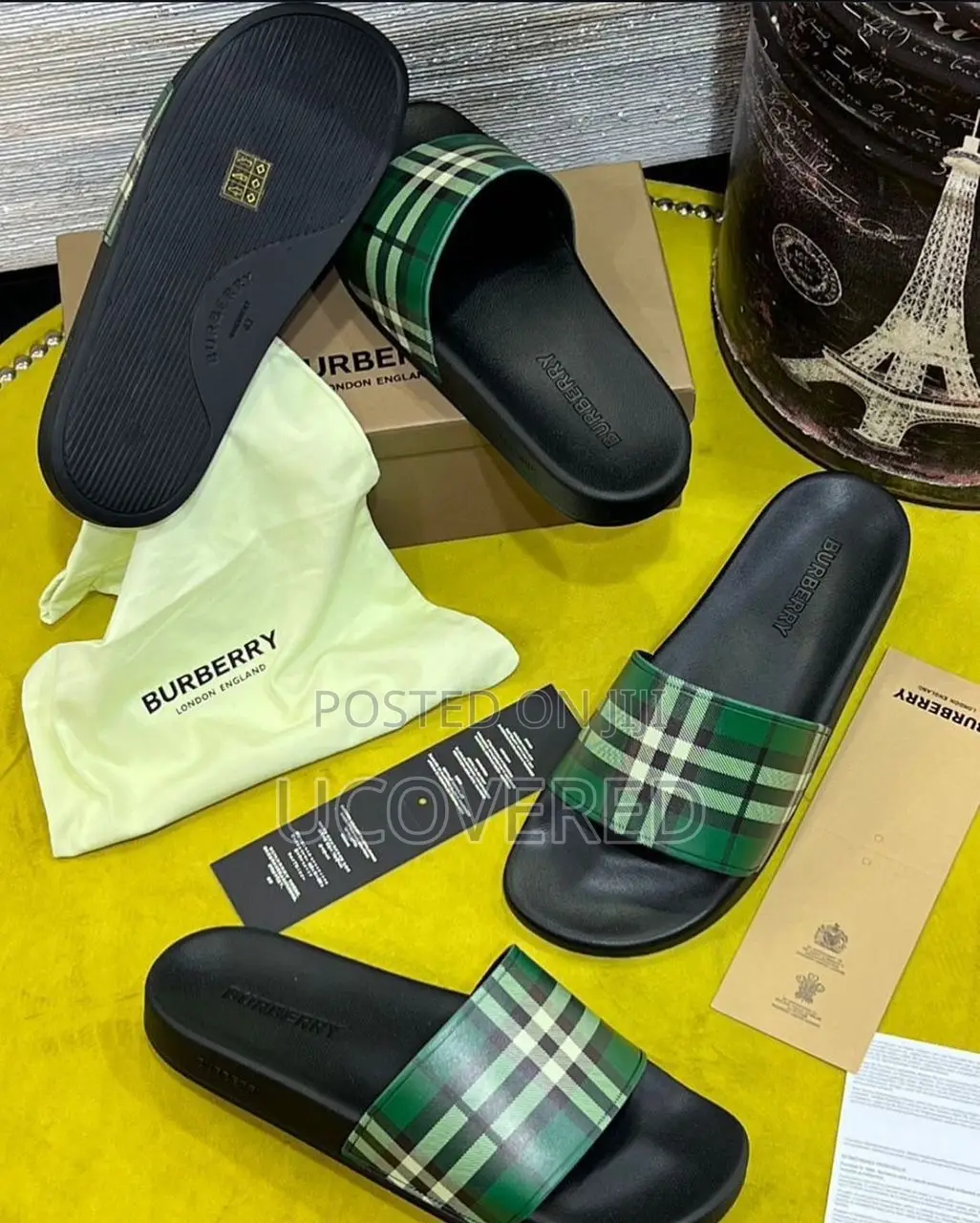 Burberry Comfortable Indoor Outdoor Foot Spa Slippers