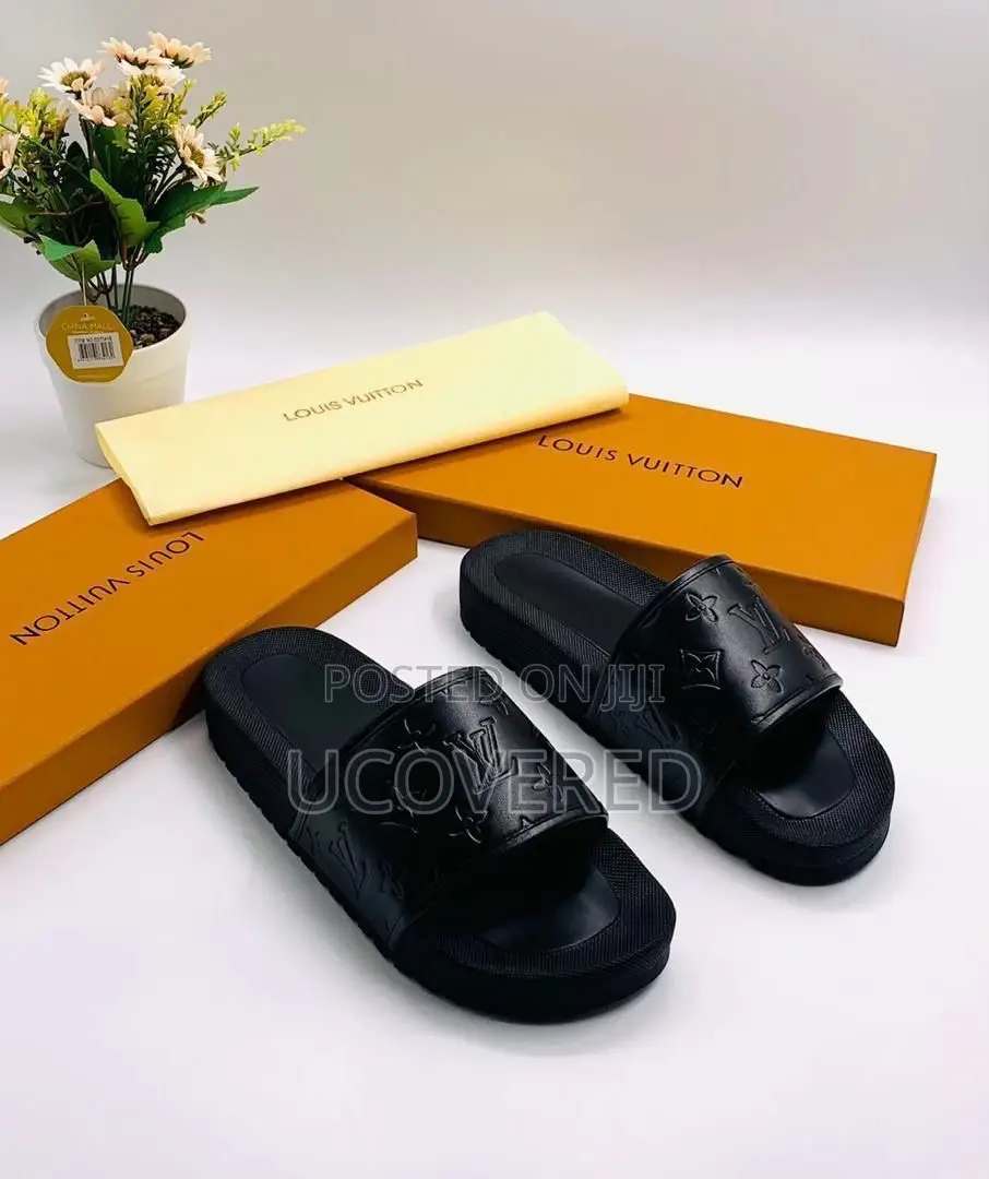 Louis Vuitton Home Non-Slip Open Toe Slippers Unisex