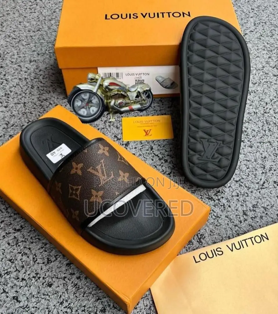Louis Vuitton Home Non-Slip Open Toe Slippers Unisex