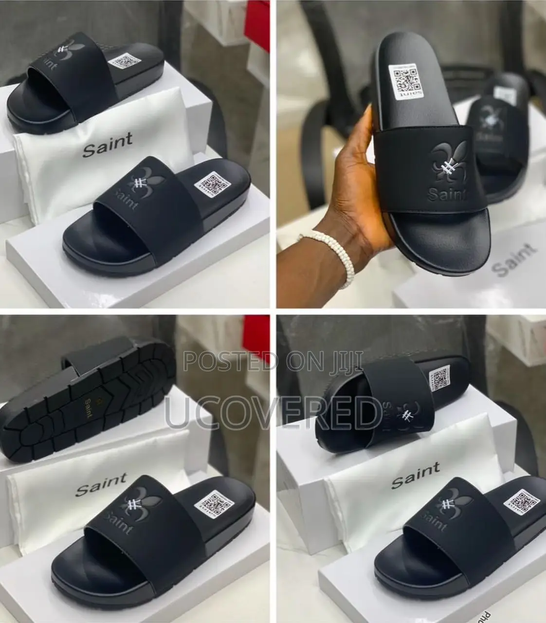 Saint Home Non-Slip Open Toe Slippers Unisex