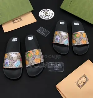 Gucci Home Non-Slip Open Toe Slippers Unisex
