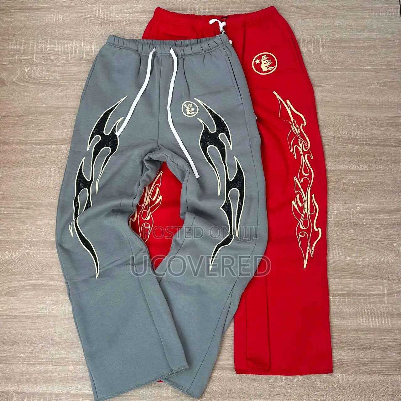 Heavy Casual Loose Fit Wide Leg Breathable Pants Joggers