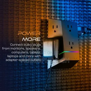 Titan - 6 Outlet Ultrashielding 120v Tap Surge Protector