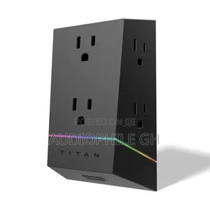 Titan - 6 Outlet Ultrashielding 120v Tap Surge Protector