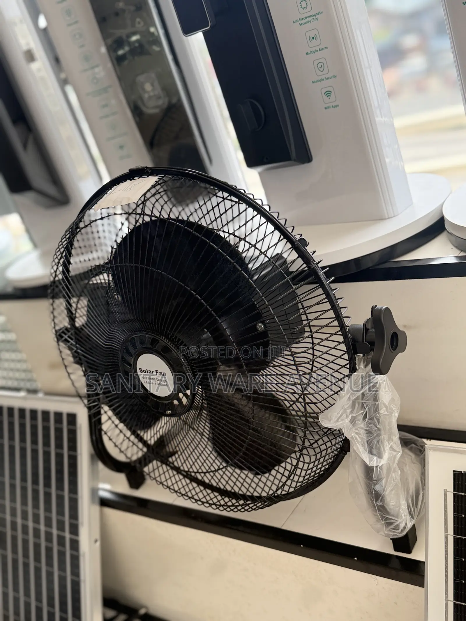 Solar Fan Panel _ Rechargeable Fan