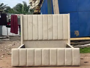 Creamy Double Bed Frame