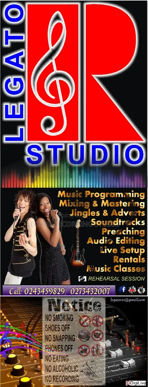 Legato Recording Studio And Rehearsal Sessions