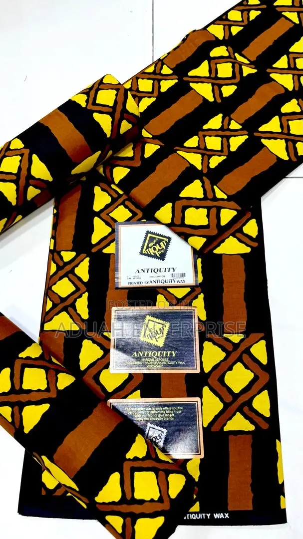 6 Yards African Antiquity Fabre