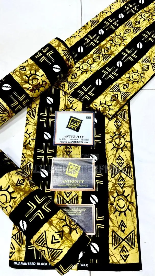 6 Yards African Antiquity Fabre