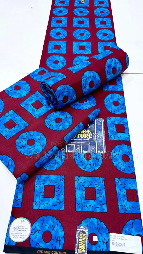 6 Yards African Hollandis Clothes